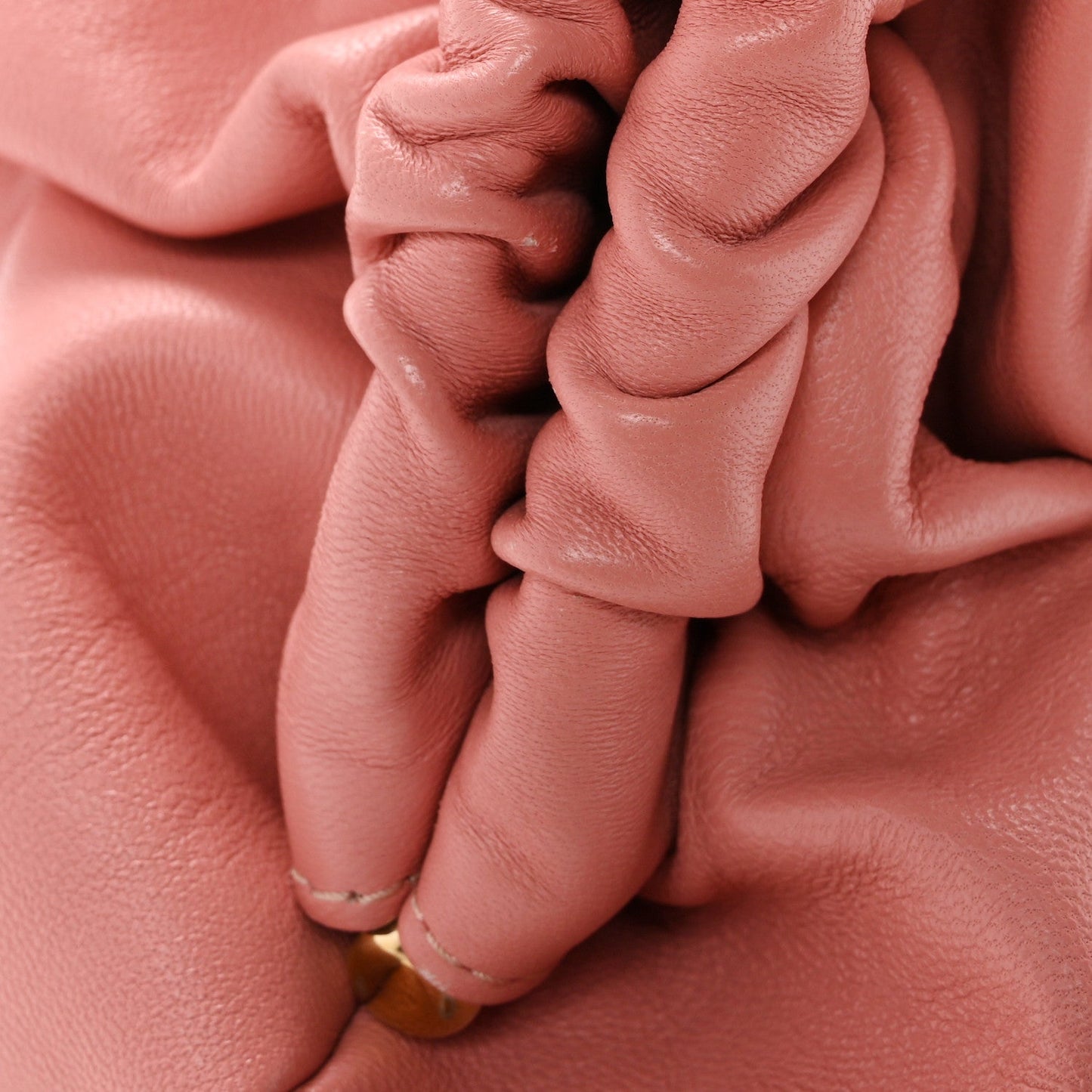 Lambskin Cloud Clutch Blush