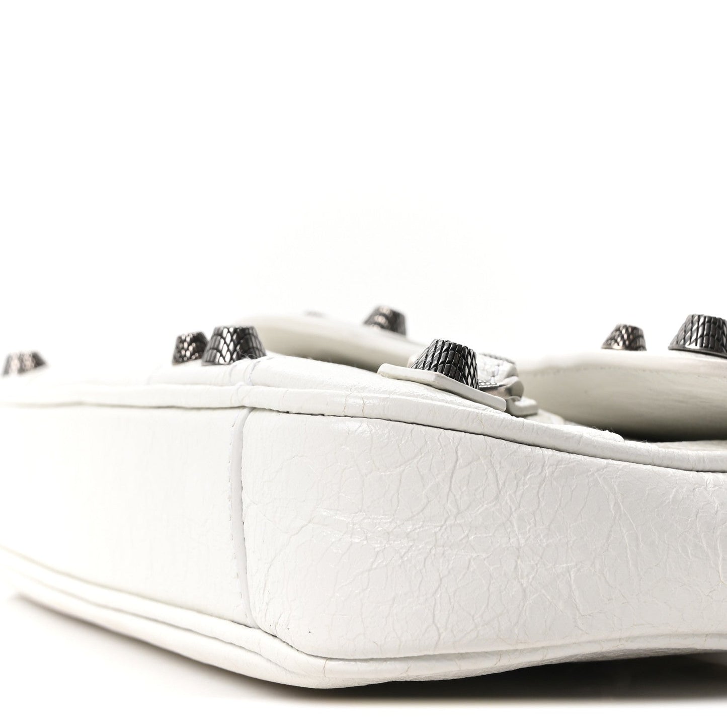 Agneau Arena Small Le Cagole Sling Bag Optic White