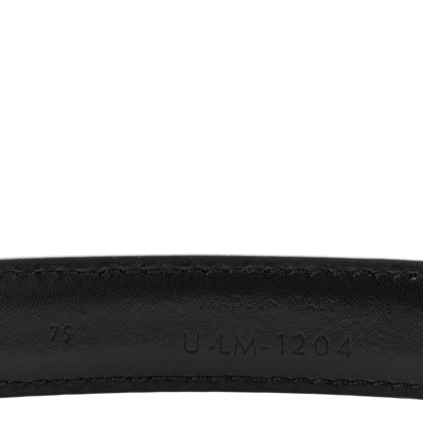 Box Calfskin Small 18mm Triomphe Belt 75 30 Black