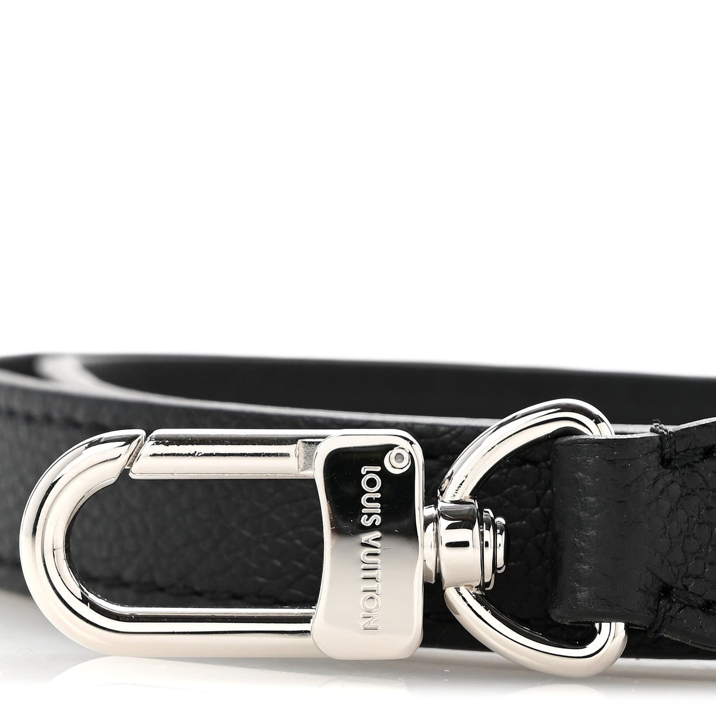 Calfskin Buci Shoulder Strap Black