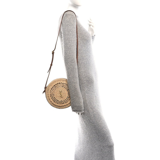 Raffia Sac Round Naturel