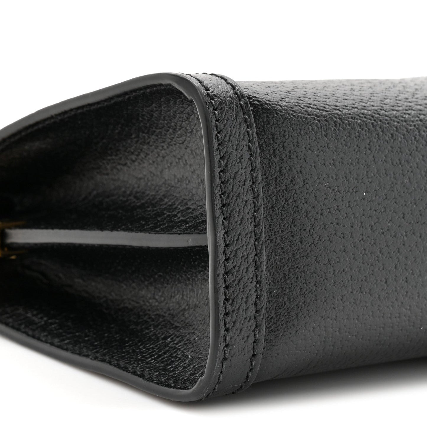 Calfskin GG Web Small Ophidia Chain Shoulder Bag Black