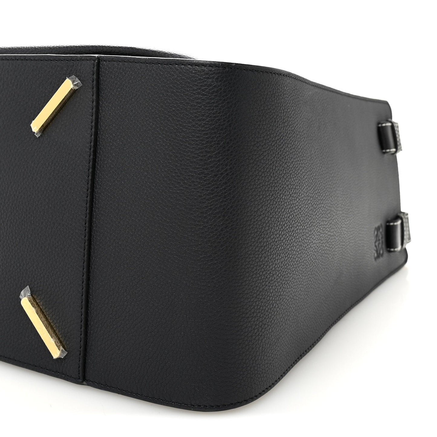 Calfskin Large Hammock Shoulder Bag Midnight Blue Black