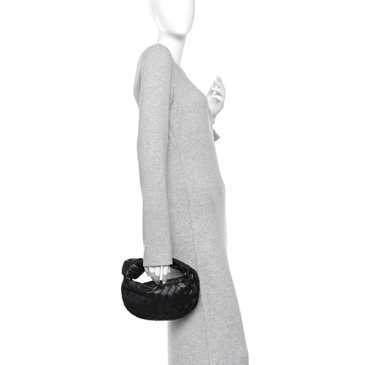Nappa Intrecciato Mini Jodie Black
