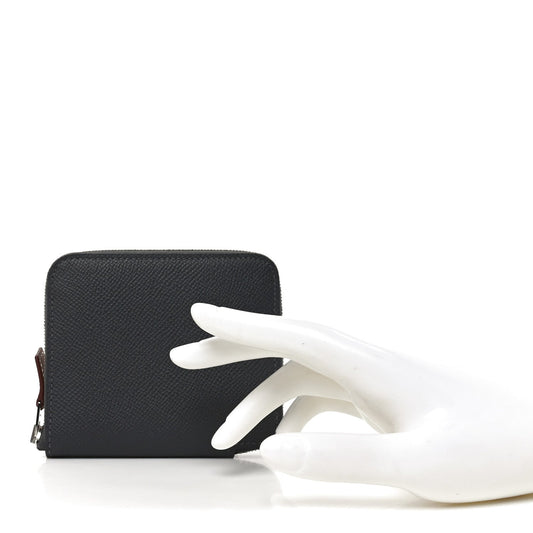Epsom Silk'In Compact Wallet Ardoise Brume