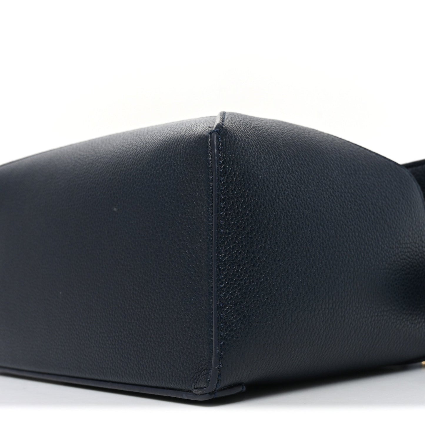 Soft Grained Calfskin Small Puzzle Edge Bag Navy