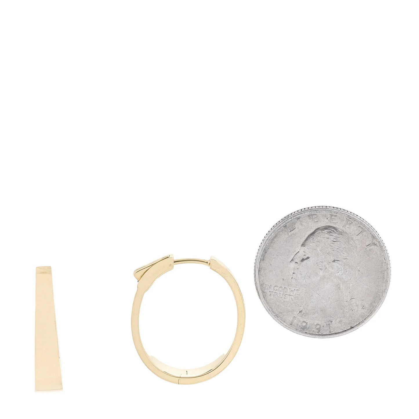 Anita Ko 18K Yellow Gold Classic Meryl Hoop Earrings