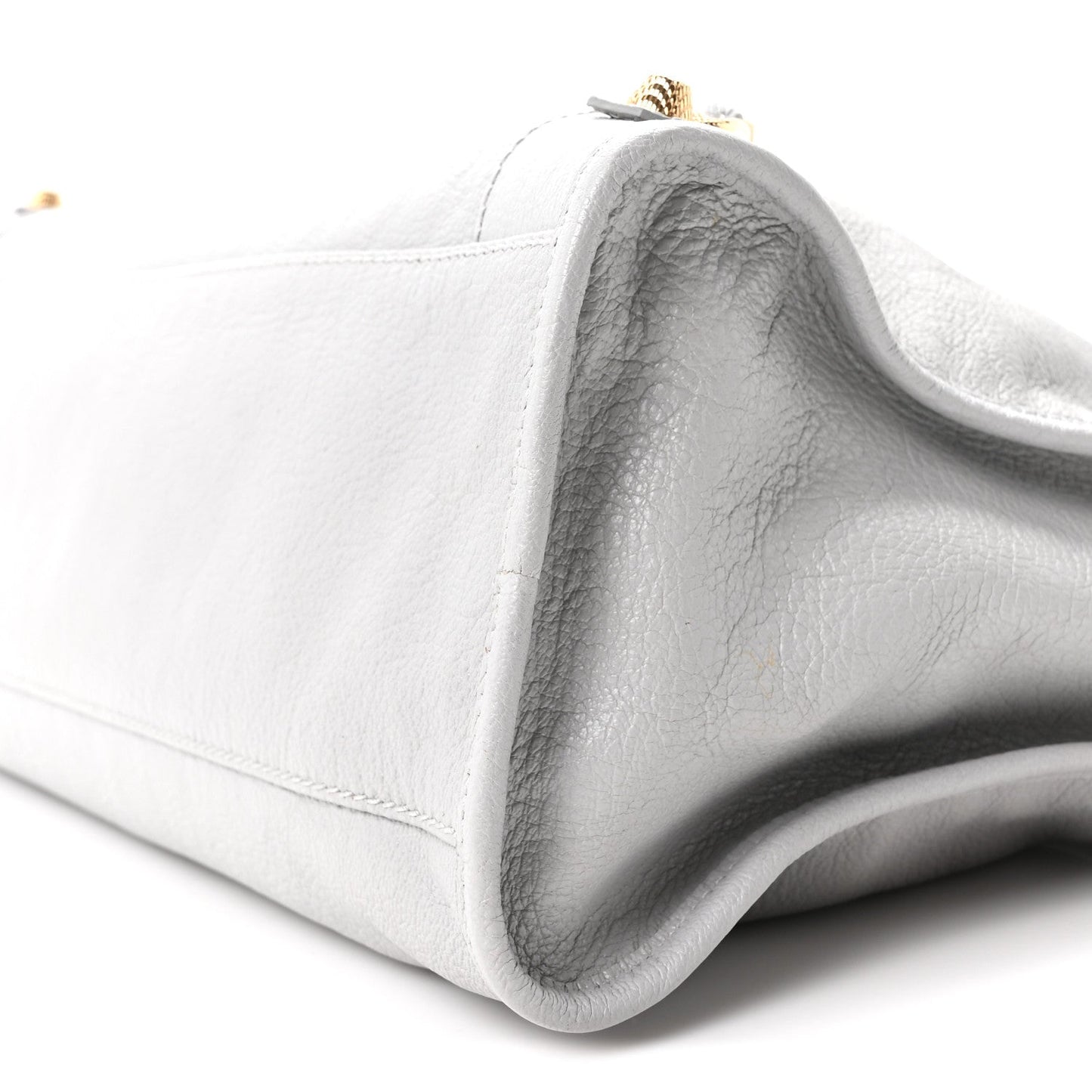 Chevre Giant 12 Gold Hardware City Gris Glace