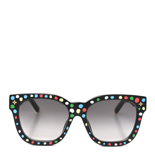 LV X YK Acetate Painted Dots Sunglasses Z1903E Black Multicolor