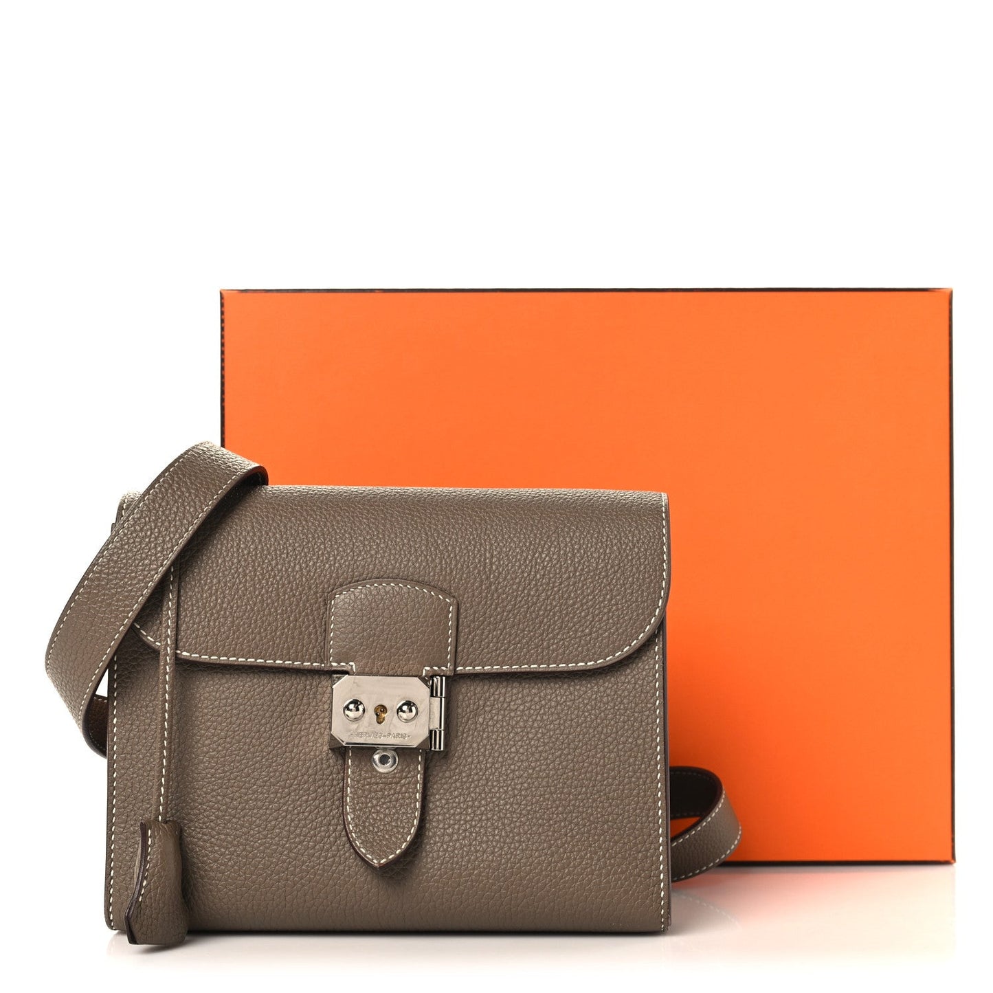 Togo Sac A Depeches 21 Messenger Bag Etoupe
