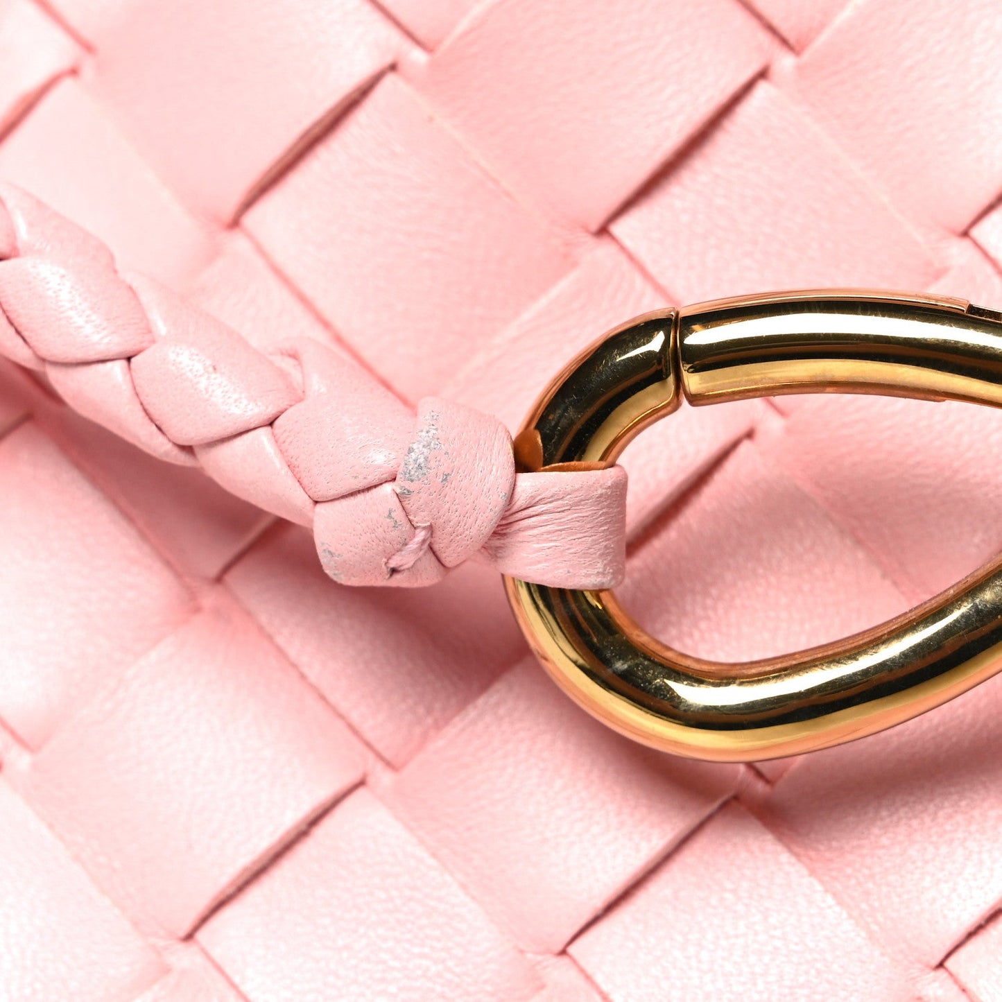 Nappa Intrecciato Small Andiamo Shoulder Bag Blush