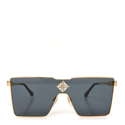 Acetate Swarovski Crystal Cyclone Sunglasses Z1700U Gold