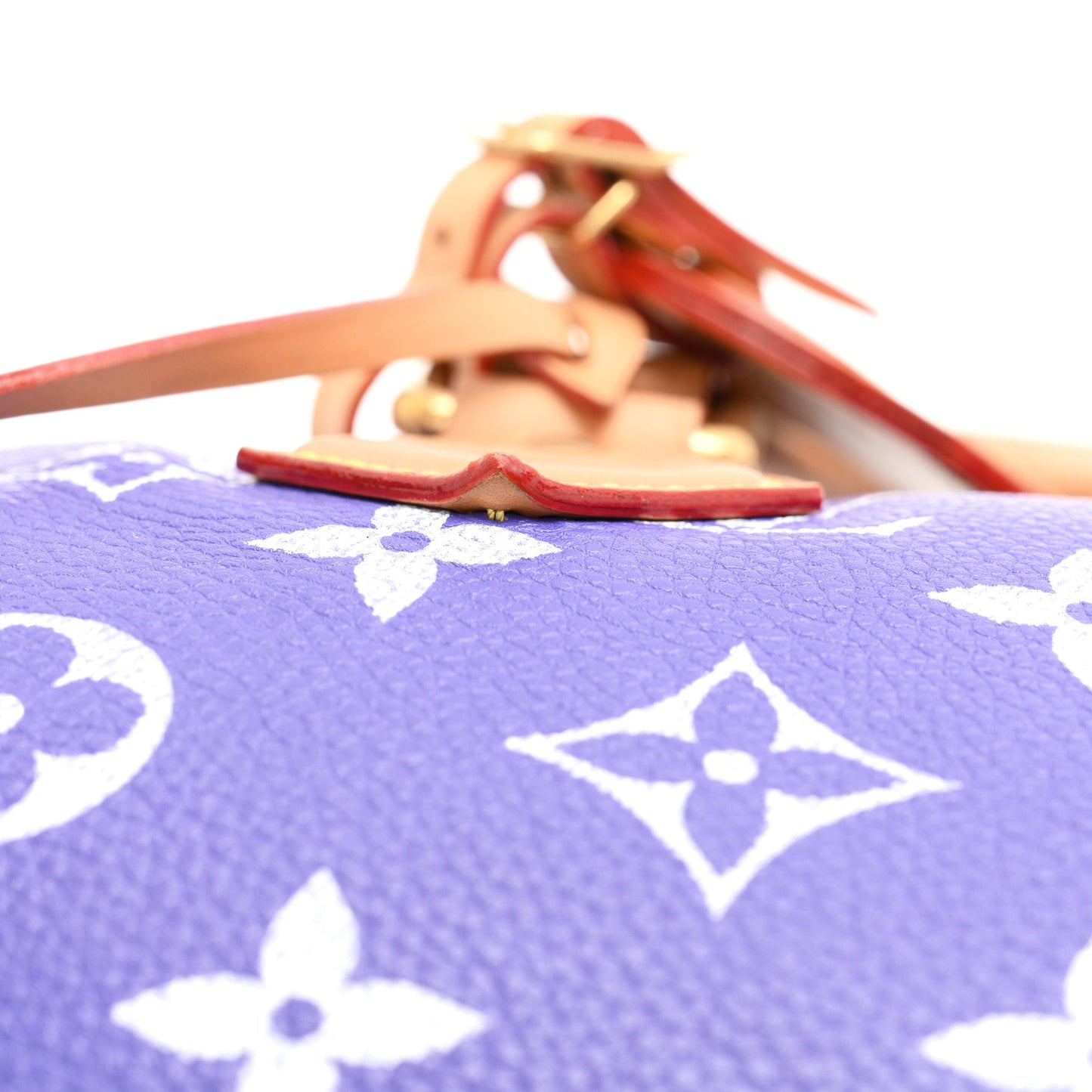 Calfskin Monogram Speedy P9 Bandouliere 40 Amethyst