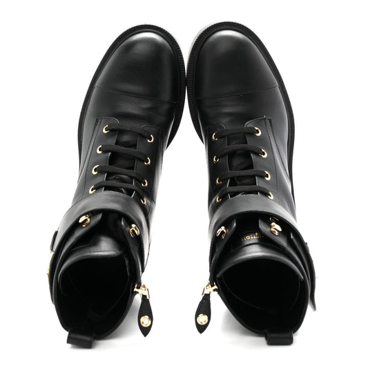 Calfskin Ranger Boots 40 Black