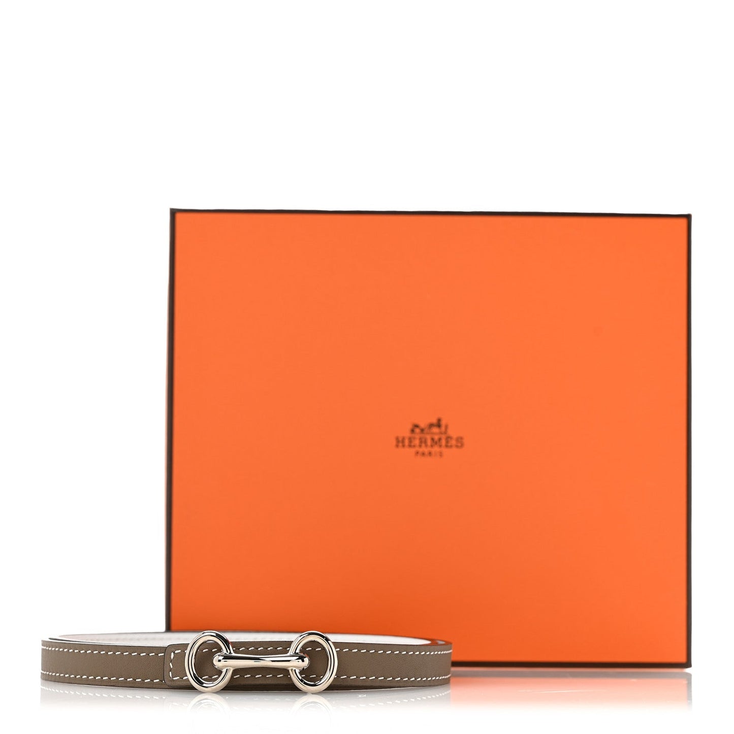 Epsom Swift 13mm Heritage Belt 75 Etoupe White