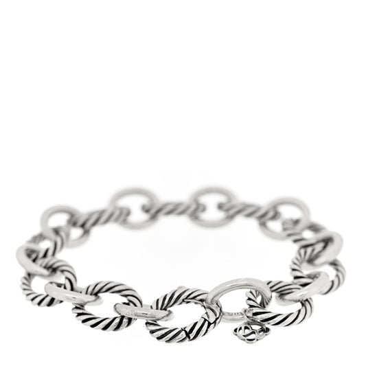 Sterling Silver 12mm Large Oval Link Bracelet