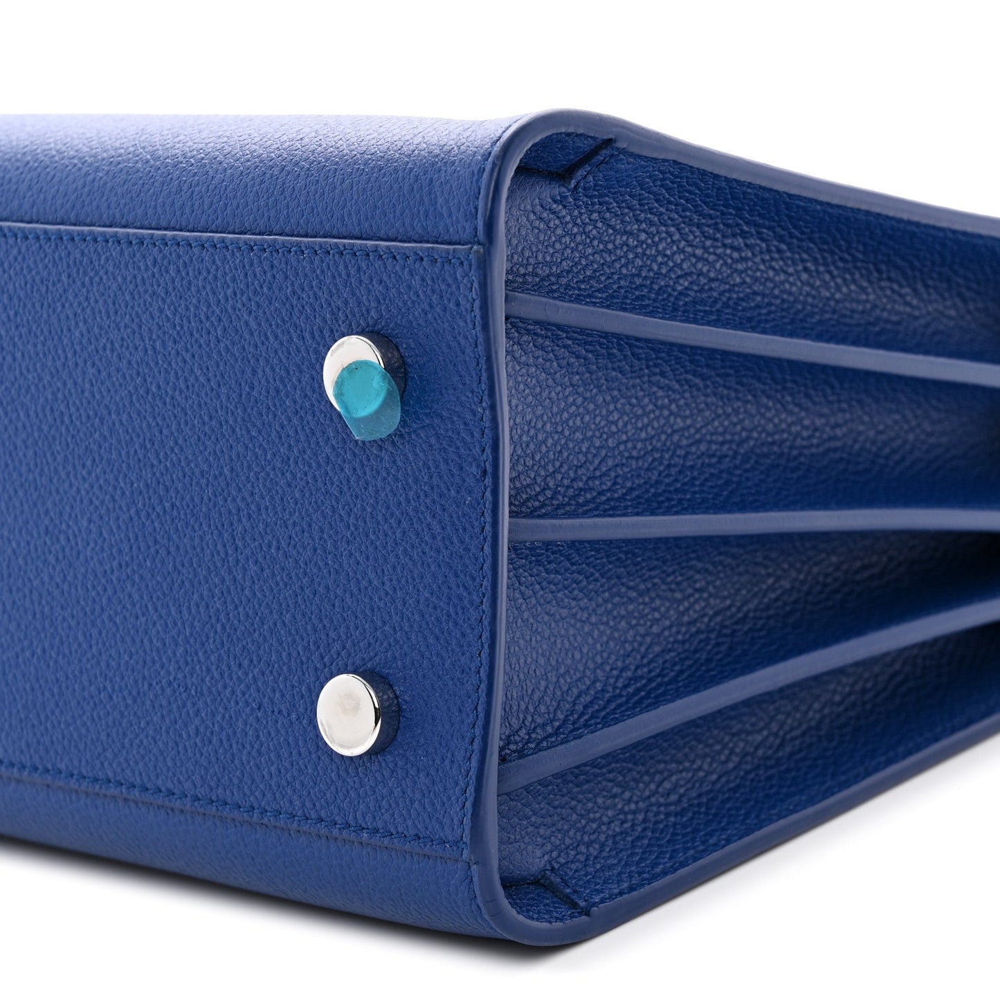 Grained Calfskin Baby Sac De Jour Outremer