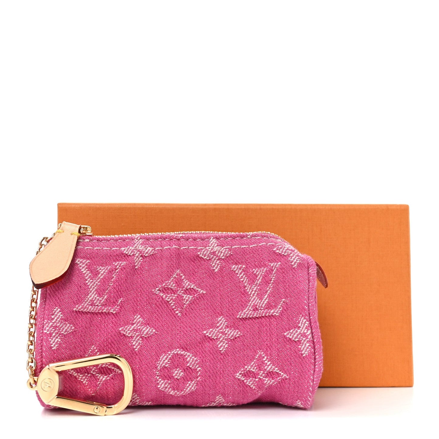 Denim Trousse Speedy Fuchsia