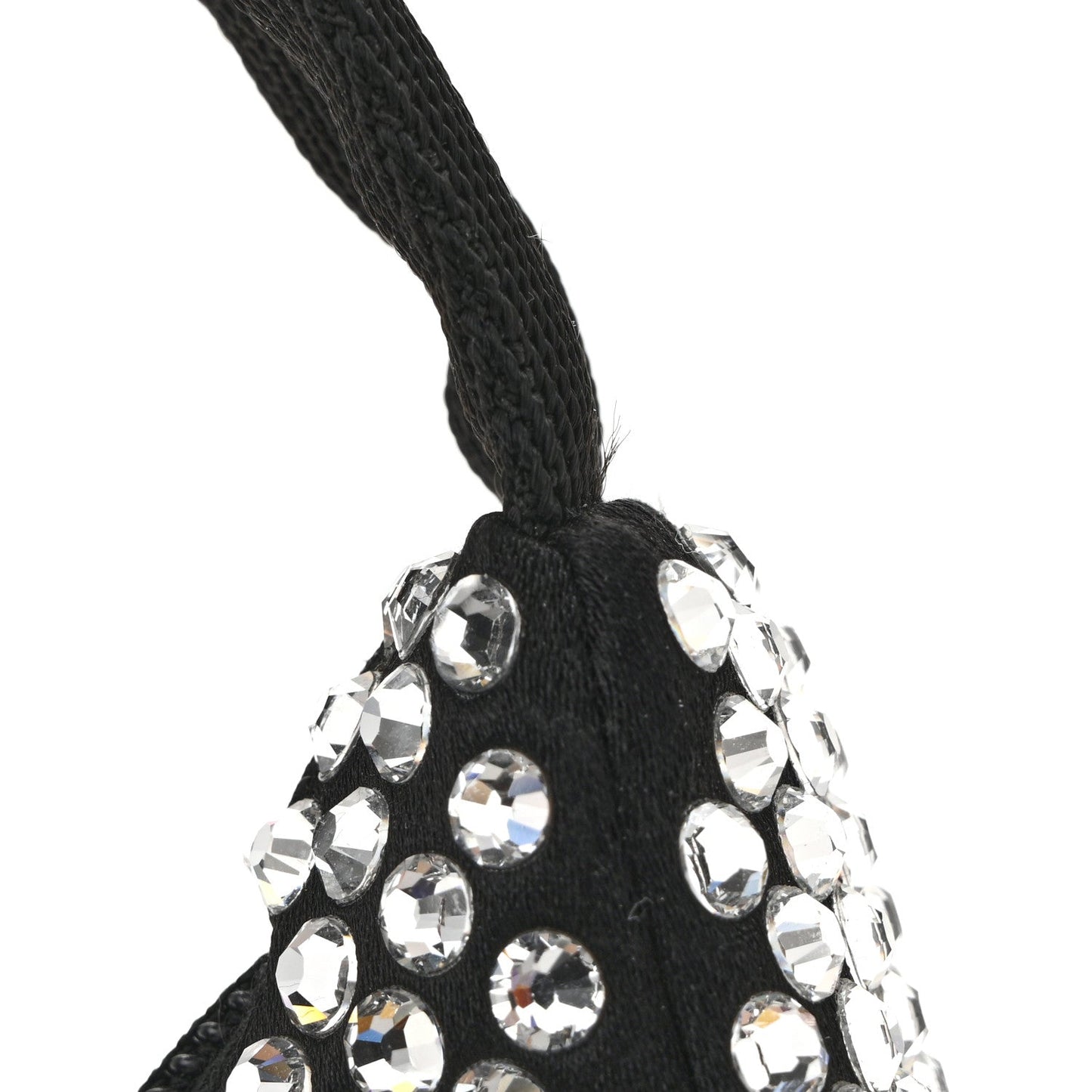 Satin Crystal Mini Re-Edition 2000 Bag Cristal