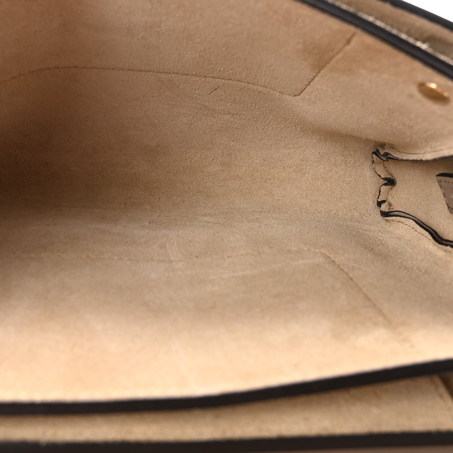 Suede Calfskin Small Faye Shoulder Bag Motty Grey