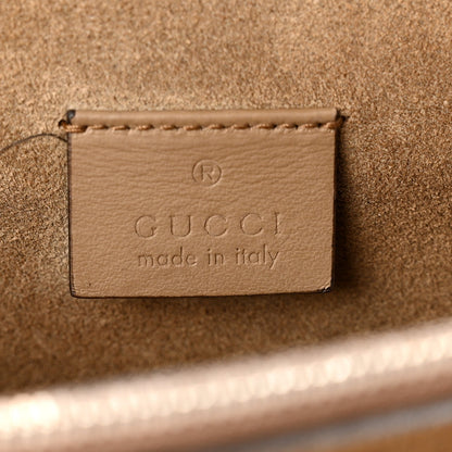 GG Supreme Monogram Small Dionysus Shoulder Bag Taupe