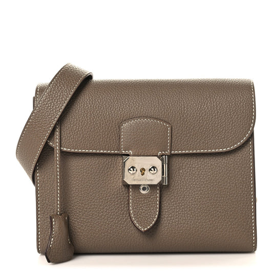 Togo Sac A Depeches 21 Messenger Bag Etoupe