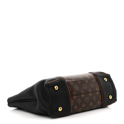 Monogram Tote W PM Black
