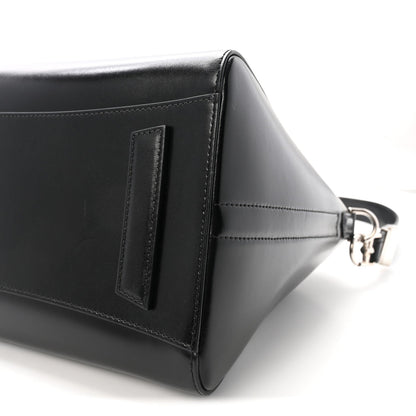 Shiny Lord Calfskin Medium Antigona Black