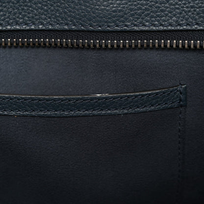 Drummed Calfskin Mini Luggage Slate
