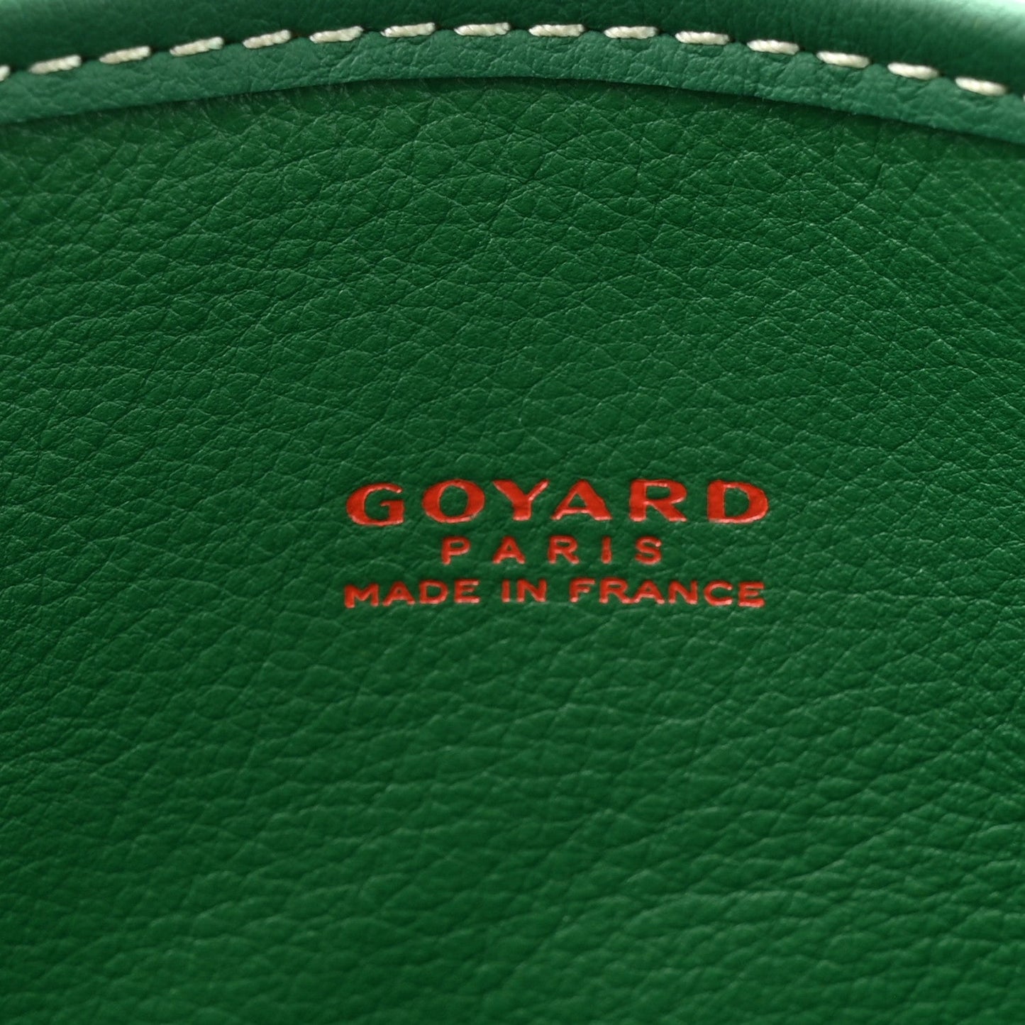 Goyardine Reversible Mini Anjou Green