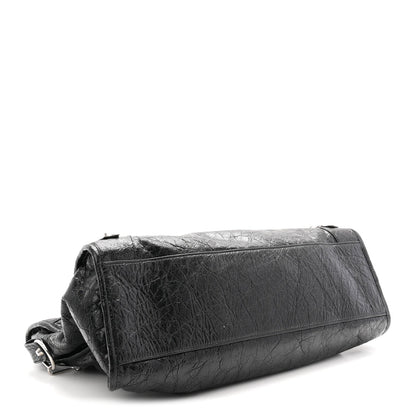 Agneau Arena Silver Hardware Medium Le City Black