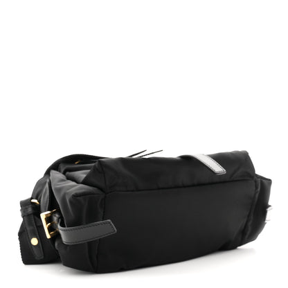 Re-Nylon Medium Explore Shoulder Bag Black