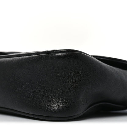 Goatskin Small GG Monochrome Aphrodite Shoulder Bag Black
