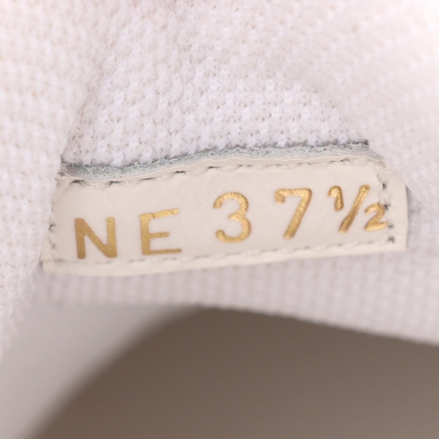 Calfskin Bi-Color Dior-ID Platform Sneakers 37.5 White Nude