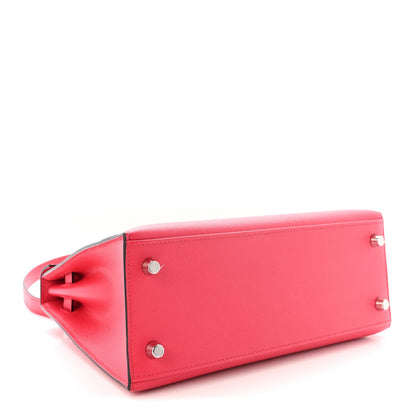 Epsom Kelly Sellier 25 Rose Mexico Rouge Grenat