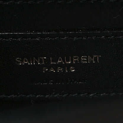Grain De Poudre Medium Classic Monogram Monochrome Kate Satchel Black