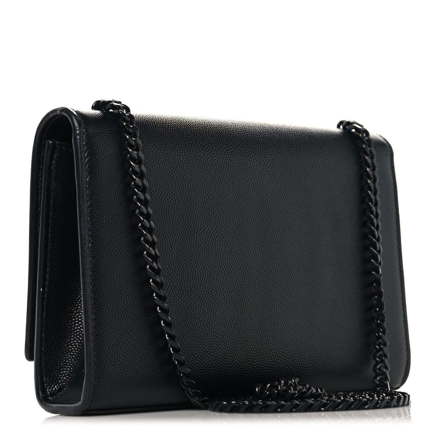 Grain De Poudre Small Monogram Monochrome Kate Satchel Black