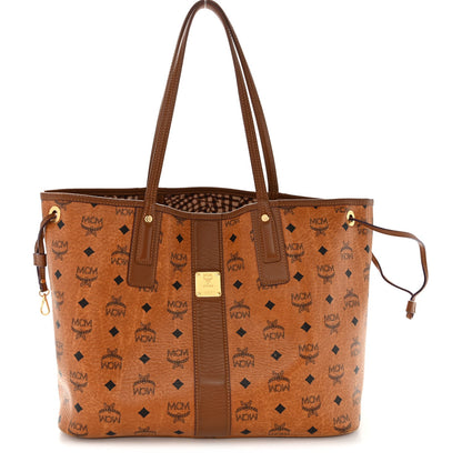 Visetos Medium Liz Reversible Shopper Tote Cognac