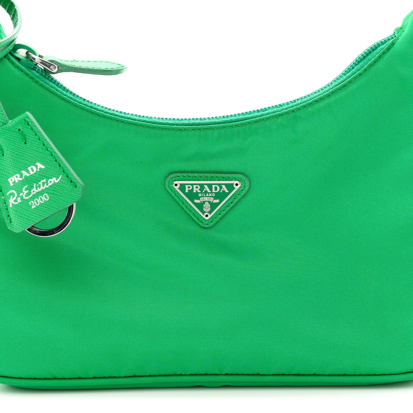 Tessuto Nylon Mini Re-Edition 2000 Bag Menta