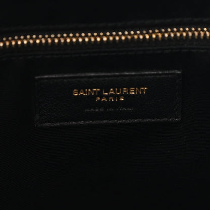 Lambskin Quilted Maxi Icare Shopping Tote Black