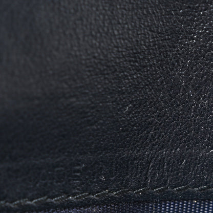 Oblique Saddle Card Holder Blue