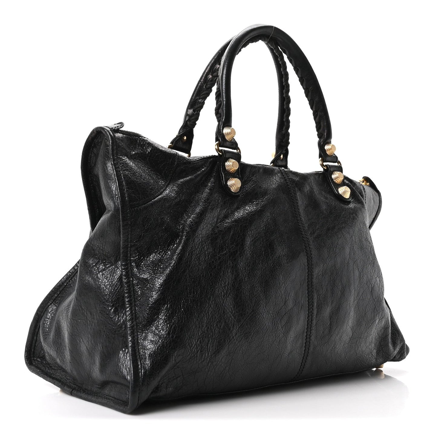 Agneau Giant 12 Gold Hardware Work Black