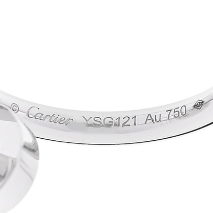 18K White Gold Juste Un Clou Hoop Earrings