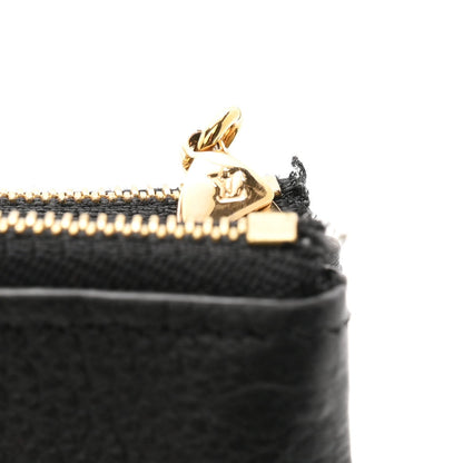 Empreinte Double Zip Pochette Black