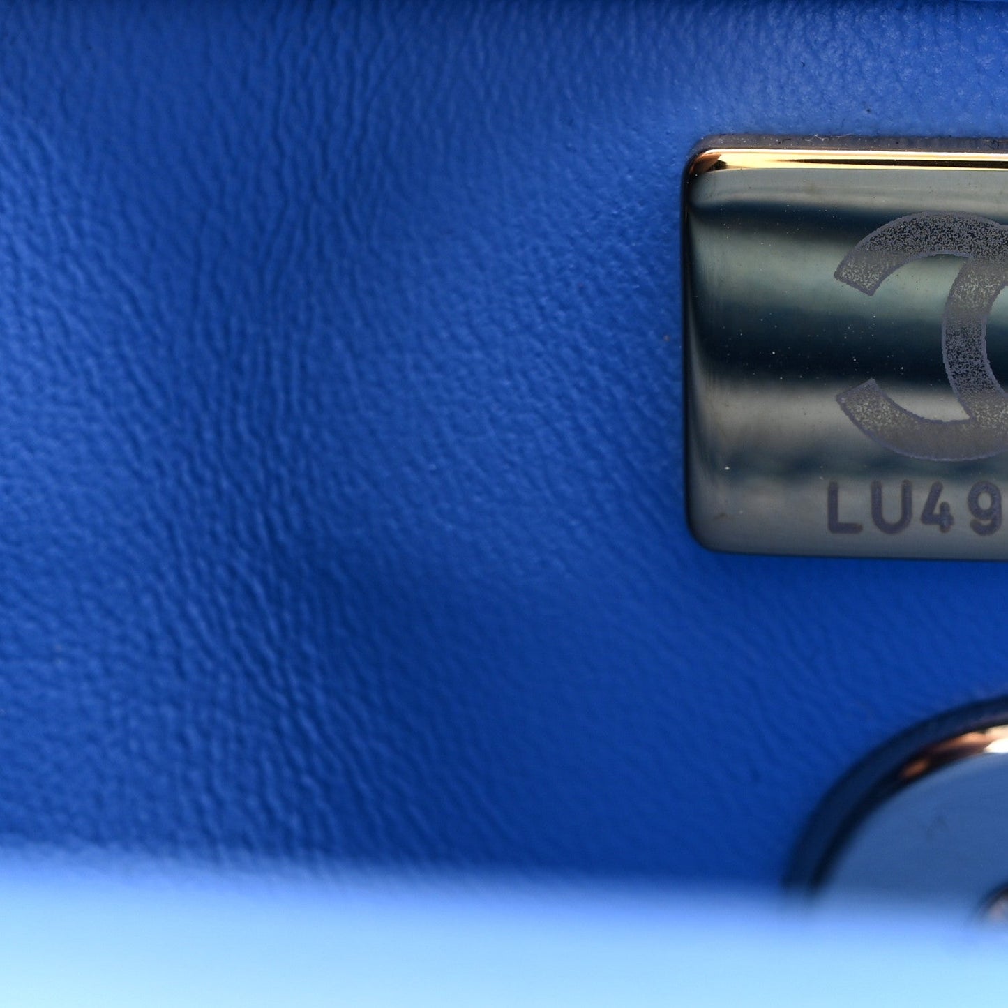 Caviar Quilted Mini Coco Handle Flap Blue