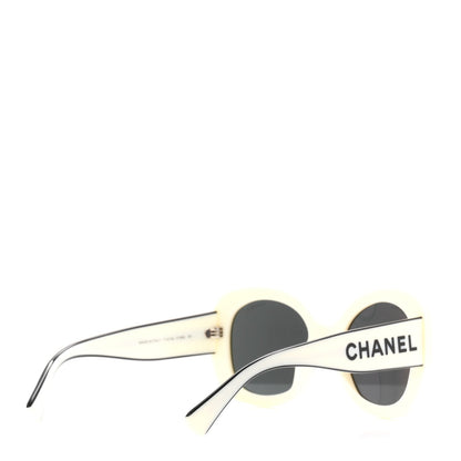 Acetate Sunglasses 71414A White