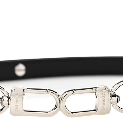 Calfskin Buci Shoulder Strap Black