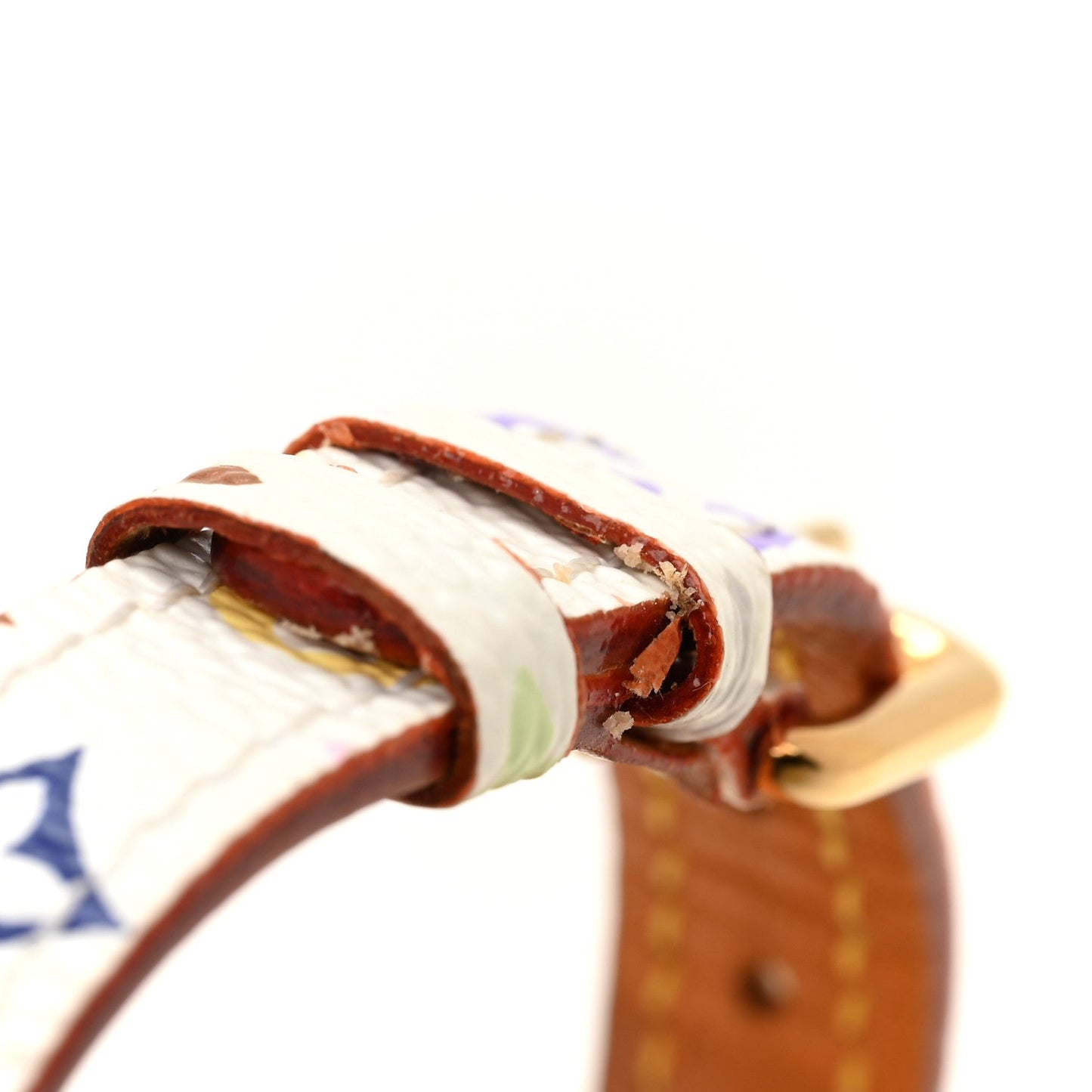 Monogram Multicolor Address Wish Bracelet White