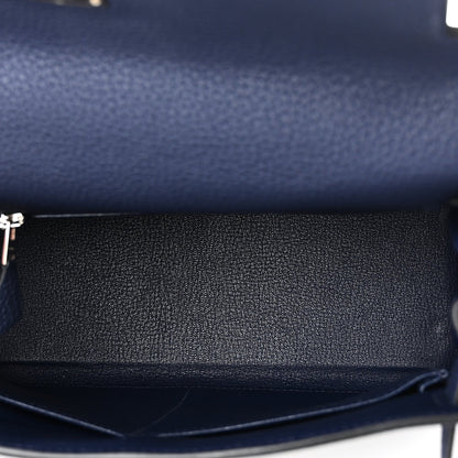 Togo Kelly Retourne 28 Bleu Saphir