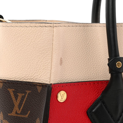 Calfskin Monogram On My Side Pirate Red